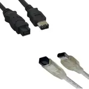 3Ft,6Ft,10Ft 9 to 6 Pin IEEE-1394b 1394a FIREWIRE 400/800 iLINK Cable PC MAC DV