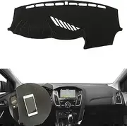 Dashboard Cover Dash Mat, for Ford Focus SE 2012-2017 LHD, Car Dashboard Cover, Non-Slip Dash Cover Mat, Anti-Scratch Dash Mat Dashboard Cover,Interior Dash Covers