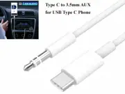 USB C Male To 3.5mm Aux Male Audio Adapter for Apple iPhone 15 Pro 15 Pro Max