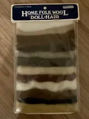 doll hair - home folk wool by donna gallagher 100% wool roving - doll making