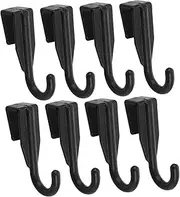 HOMSFOU Space-Saving Over The Door Coat Rack Microwave Oven Rack Hook Multi-Purpose Hanger for Kitchen Bedroom Bathroom