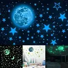 Decorate Your Space with Glow In The Dark Stars And Moon Wall Stickers