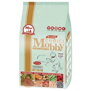 【Mobby莫比】貓飼料 貓糧 愛貓無穀低敏配方3kg- 鹿肉鮭魚