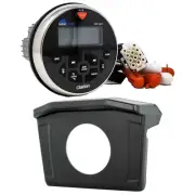 Clarion GR1BT MARINE USB/MP3/WMA/BT RECEIVER With Stinger SPXRNGDASH 13-18 Po...