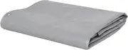 Grey Heavy Duty Tarpaulin 2x3m, Waterproof Canvas Tarp for Outdoor Use, 650 g/m², UV Resistant, Tear Proof, with Metal Eyelets, Ideal for Camping, Covering Patio Furniture, Cars, Boats, Trailers