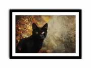 Le Chat Noir Art Framed print