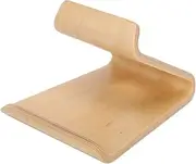 Walnut Wooden Tablet PC Holder Mobile Phone Stand Bracket Accessory for Desktop (Light Color)