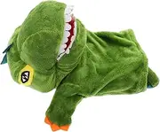 Vaguelly Cartoon Dinosaur Hand Puppet Plush Interactive Storytelling Finger Puppet for Creative Play and Parent Interaction