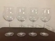 Towle Lead Crystal 10 1/2" Wine Glass Glasses 28 oz Set Of 4 Austria NEW