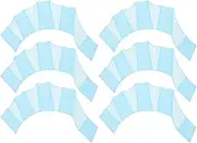 uxcell Silicone Swimming Gloves, 3 Pair Webbed Swim Gloves Finger Frog Type Water Resistance Gear Paddle Fins for Aquatic Training, Blue, M