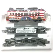 Bachmann Hawthorne Village On30/HO Scale Glory & Majesty Observation Car & Track