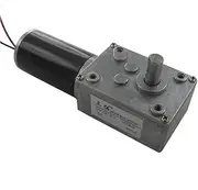 GW31ZY DC 12V Turbo Worm Gear Motor 63RPM Large Torque with Gearbox for DIY (DC12V, 63RPM)