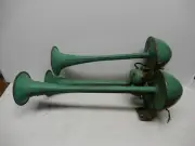 VINTAGE TRIPLE TRUCK TRAIN BOAT TRUMPET HORN