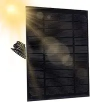 Security Camera Solar Panel - Waterproof Design, USB Solar, efficient | 6w Type-c Compatible Solar Charging Plate with Durable Build, Energy-Saving Supply for Smart Cameras, Video doorbell