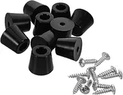 WATIIFUFU 10pcs Non Slip Rubber Chair Leg Caps for Furniture Durable Foot Pads for Noise Reduction Stability Protect Floors from Scratches Easy to Install Secure Fit
