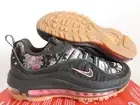 WMNS NIKE AIR MAX 98 SEQUOIA GREEN-METALLIC BLACK "CAMO" SZ 5.5 [AQ6468-300]