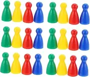 Kisangel Educational Chess Toys 40pcs Colorful Plastic Chess Pieces Ideal for Boys and Girls' Logical Imagination Development