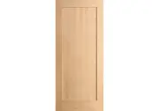 SCOTTSDALE- WHITE OAK 1-PANEL SHAKER INTERIOR FLUSH DOOR (ENGINEERED) (1-3/4”)