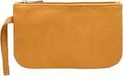 [AfitLulu] Ladies Purse PU Leather Wristlet Wallets for Women with Zipper and Wrist Strap, Portable Wristlets Clutch Wallet Multipurpose Mobile Phone Purse with Internal Compartment