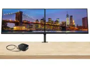 HP EliteDisplay E27u G5 27 inch 2K Quad HD IPS Monitor, 2-Pack Bundle with HDMI