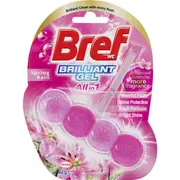 Bref Brilliant Gel Spring Rain Toilet Cleaner Block 42g