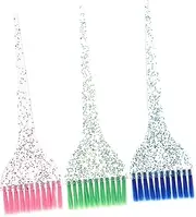 ARTSEWPLY 3pcs Hair Coloring Brush Creative Hair Dye Applicator for Salon Use Flexible Tint Brush for Easy Includes