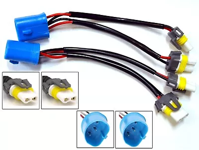 Conversion Wire 9007 HB5 TO 9005 9006 Two Harness Head Light Bulb Socket Lamp OE (for: Ford)