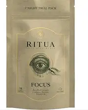 Ritua FOCUS 7 Day Brain Support Supplement with BacoMind, Ginkgo, Cordyceps, Tyrosine, B6, 14 Capsules
