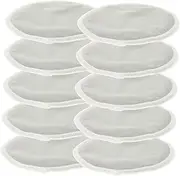HEALEEP 10-Pack Reusable Washable Breast Pads Breathable Nursing Pads for Breastfeeding Mothers Absorbent and Comfortable for Maternity