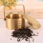 Kitchen Food Reusable Brass Dried Fruit Container for Oats Nuts Coffee Beans
