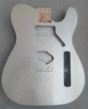 TELEcaster guitar body 2.48 kilograms, 2 spelled Alder silver