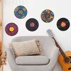 Removable Wall Stickers DIY Record Decals Accessories CD Wall Art Home Decor
