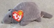 Ty Beanie Baby Tank Armadillo style 4031 DOB 2-295 MWMT Free Shipping