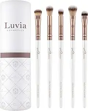 Luvia Eye Brush Set, Essential Eye Brush Set, 5 Eyeshadow Makeup Brush Set, Perfect Blending & Application, Vegan Brush Set
