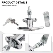 Convenient T Handle Lock with Keys for Truck Cap and Garage Door Protection