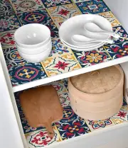 Adhesive Shelf Liner Patterned Contact Paper Drawer and Shelf Liner Creative Cov