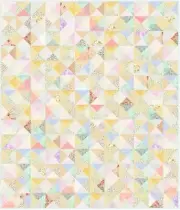 SHABBY CHICK - 87" x 75" - Pastel Pre-cut Patchwork Quilt Kit by Quilt-Addicts