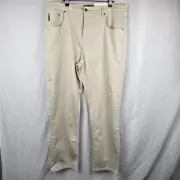 Corfu Jeans Size 20 Easy fit Jeans Stretch Stone Original Rise Straight Leg