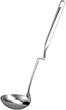 STOBAZA 1Pc Long Handle Stainless Steel Soup Ladle Oil Filter Scoop Oil Separator Skimmer Spoon for Hotpot Cooking Dishwasher Safe Resistant Design