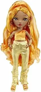 RAINBOW HIGH Meena Fleur- Saffron Gold Fashion Doll. 2 Designer Outfits to Mix & Match with Accessories, For Kids 6-12 Years Old and Collectors