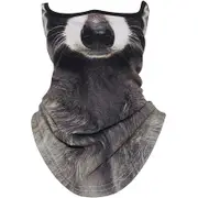 Nevenka 3D Animal Ski Neck Balaclava Anti-UV Windproof Face Mask Scarf for Halloween Cycling-8