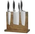 Magnetic Knife Block Wood Knives Storage Holder Double Side Magnet Magnetic Knif
