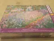 Eurographics 2000 Piece Jigsaw Puzzle Claude Monet MONET'S GARDEN - BRAND NEW