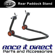 R&G Racing Motorcycle Rear Paddock Bike Stand Elevation in Black