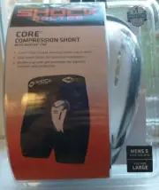 SHOCK DOCTOR MENS COMPRESSION SHORT WIT BHIOFLEX" CUP NEW