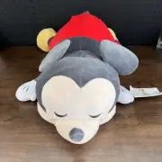 Disney Cuddleez Sleeping Mickey Mouse Plush Large 20”