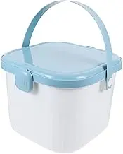 TOKIDNY Playroom Organizer Box Large Storage Container with Lid for Building Blocks Puzzles Multi Functional Storage Bins for Easy to Carry Organize