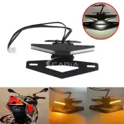 Tail Tidy Fender Eliminator Kit w/ LED Lights For Aprilia Tuono V4 RSV4 R RR RF