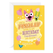 Hallmark Hoops & Yoyo Interactive Birthday Card - Super Star!