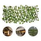 Expanding Fence Retractable Fence Screen with Plant Expandable Fence Privacy ⚜